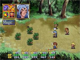 In game image of Lunar 2 - Eternal Blue Complete on the Sony Playstation.