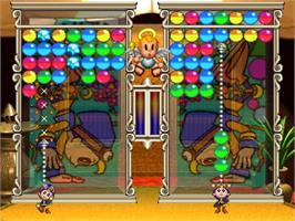 In game image of Magical Drop on the Sony Playstation.
