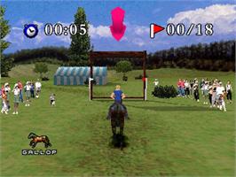 In game image of Mary-kate And Ashley - Winners Circle on the Sony Playstation.