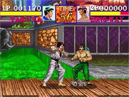 In game image of Master's Fighter, The on the Sony Playstation.