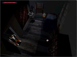 In game image of Men In Black - The Game on the Sony Playstation.