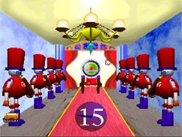 In game image of Mighty Hits Special on the Sony Playstation.
