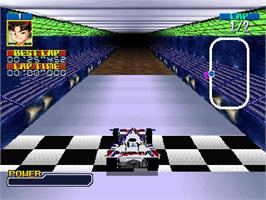 In game image of Mini Yonku Bakusou Kyoudai Let's And Go!! Wgp Hyper Heat on the Sony Playstation.