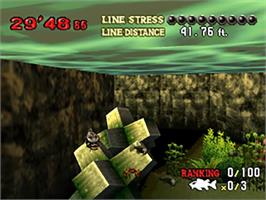 In game image of Monster Bass on the Sony Playstation.