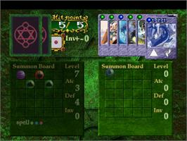In game image of Monster Collection - Kamen No Madoushi on the Sony Playstation.