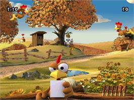 In game image of Moorhuhn X on the Sony Playstation.