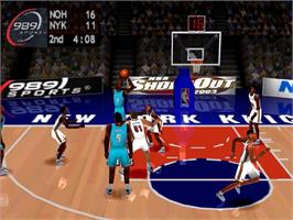 In game image of Nba Shootout 2003 on the Sony Playstation.