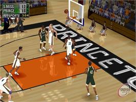 In game image of Ncaa Final Four 2001 on the Sony Playstation.