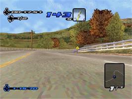 In game image of Need For Speed 3 - Hot Pursuit on the Sony Playstation.