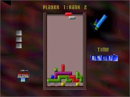 In game image of Next Tetris, The on the Sony Playstation.