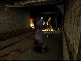 In game image of Nightmare Creatures 2 on the Sony Playstation.