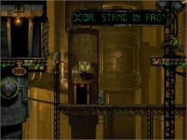 In game image of Oddworld - Abe's Oddysee on the Sony Playstation.