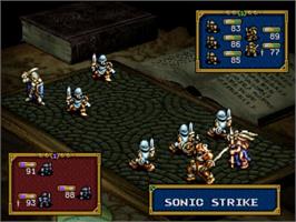In game image of Ogre Battle - The March Of The Black Queen on the Sony Playstation.