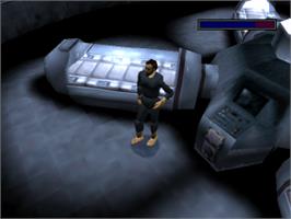 In game image of OverBlood on the Sony Playstation.
