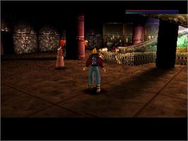 In game image of Overblood 2 on the Sony Playstation.