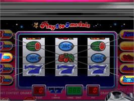 In game image of Pachi-slot Kanzen Kouryaku - Cranky Pro on the Sony Playstation.