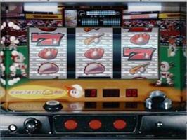 In game image of Pachi-slot Kanzen Kouryaku - Takasago Super Project on the Sony Playstation.