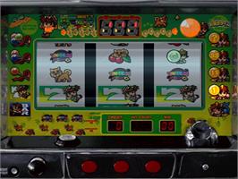 In game image of Pachi-slot Kanzen Kouryaku - Takasago Super Project 2 on the Sony Playstation.