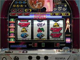 In game image of Pachi-slot Teiou 7 - Maker Suishou Manual 1 - Beat The Dragon 2, Lupin Sansei, Hot Rod Queen on the Sony Playstation.