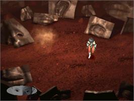 In game image of Planet Laika on the Sony Playstation.