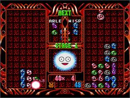 In game image of Puyo Puyo 2 - Tsuu Ketteiban on the Sony Playstation.