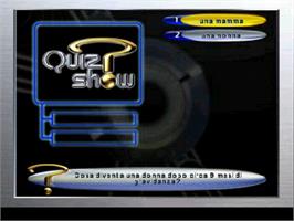 In game image of Quiz Show on the Sony Playstation.