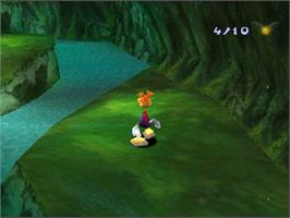 In game image of Rayman 2 - The Great Escape on the Sony Playstation.