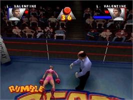 In game image of Ready 2 Rumble Boxing on the Sony Playstation.