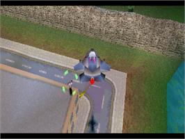 In game image of Rescue Heroes - Molten Menace on the Sony Playstation.