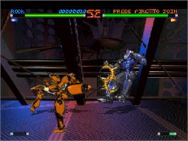 In game image of Rise 2 - Resurrection on the Sony Playstation.