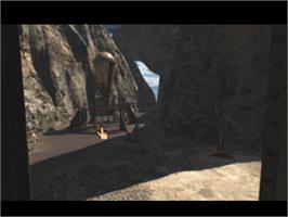 In game image of Riven: The Sequel to Myst on the Sony Playstation.