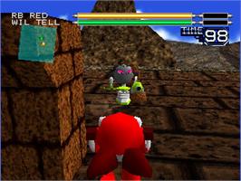 In game image of Robo Pit on the Sony Playstation.