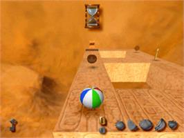 In game image of Roll Away on the Sony Playstation.