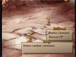 In game image of Saga Frontier 2 on the Sony Playstation.