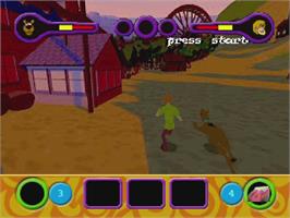 In game image of Scooby-Doo! Night of 100 Frights on the Sony Playstation.