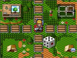 In game image of Shin Fortune Quest - Shokutaku No Kishi-tachi on the Sony Playstation.