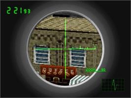 In game image of Sniper (simple 1500 Series), The on the Sony Playstation.