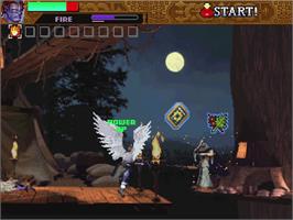 In game image of Sol Divide on the Sony Playstation.