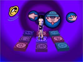 In game image of Spice World on the Sony Playstation.