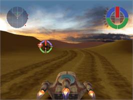 In game image of Star Wars: Demolition on the Sony Playstation.