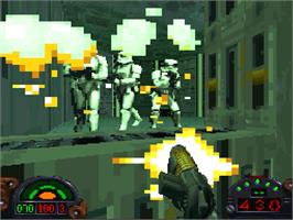 In game image of Star Wars - Dark Forces on the Sony Playstation.
