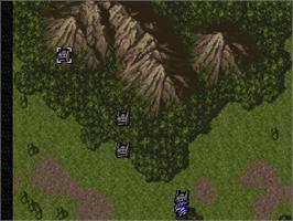 In game image of Super Robot Taisen EX on the Sony Playstation.