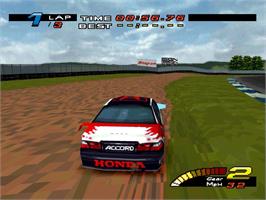 In game image of TOCA Touring Car Championship on the Sony Playstation.