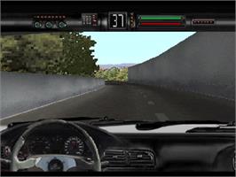 In game image of Taxi 2 on the Sony Playstation.
