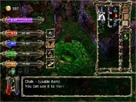 In game image of TechnoMage: Return of Eternity on the Sony Playstation.