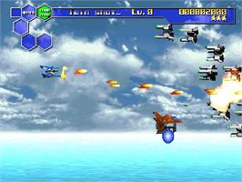 In game image of Thunder Force 5 - Perfect System on the Sony Playstation.