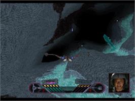 In game image of Titan Wars on the Sony Playstation.