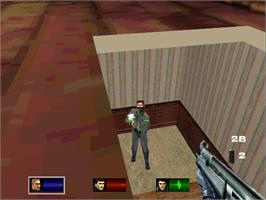 In game image of Tom Clancy's Rainbow Six on the Sony Playstation.