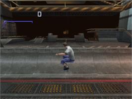 In game image of Tony Hawk's Pro Skater 3 on the Sony Playstation.