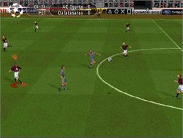 In game image of Uefa Champions League - Saison 1999 - 2000 on the Sony Playstation.